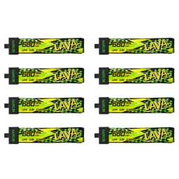 BETAFPV LAVA II 1S 680mAh Battery ForAir75, Meteor75 Pro Whoop Drone FPV For 6 Ports 1S Battery Charger & Adapter