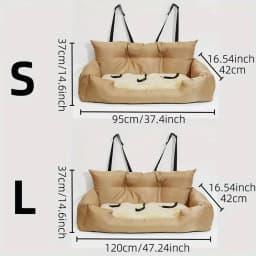 Removable Waterproof Dog Carrier Bag Travel Pet Car Seat Cover Folding Hammock for Cats Dogs Transportin Perro Autostoel