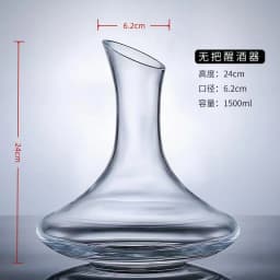1500ML Iceberg Whisky Wine Decanter Handmade Lead-free Crystal Wine Pourer Carafe Thickened Wine Dispenser Pot Bar Accessories