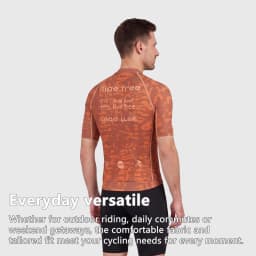 MKEW Men's Breathable Cycling Jersey Pro Team Maillot Summer Spring Road Bike Shirt Lightweight Bicycle Clothing