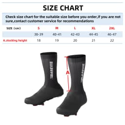 DAREVIE AERO Cycling Shoes Covers UCI Length Reduces Wind Resistance Waterproof Anti-Slip MTB Road Cycling Men Cycling Socks