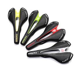 Famous Brand All-Carbon Fiber Mountain Bike Saddle Road Bike Seat 130g Lightweight Comfortable Cycling Saddle for Men Women