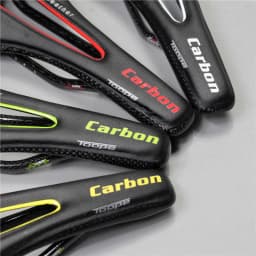 Famous Brand All-Carbon Fiber Mountain Bike Saddle Road Bike Seat 130g Lightweight Comfortable Cycling Saddle for Men Women