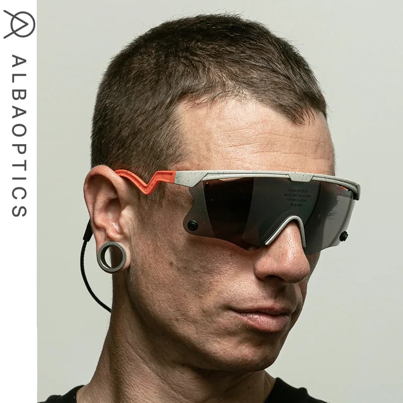 Original ALBA Delta Ultra Polarized Cycling Eyewear Men Women Sports Goggles Road Mtb Mountain Bike Bicycle Glasses Sunglasses