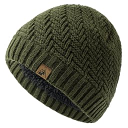 Unisex Peak Labal Winter Hats Fashion Knitted Hats For Men And Women Beanie Cap Outdoor Plush Fur Lined Warm Sports Hats