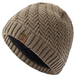 Unisex Peak Labal Winter Hats Fashion Knitted Hats For Men And Women Beanie Cap Outdoor Plush Fur Lined Warm Sports Hats