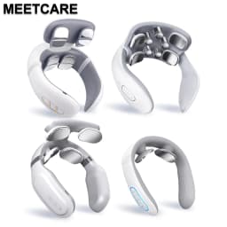 Smart Back Neck Massager TENS Pulse Shoulder Neck Massage Cervical Heating Relieve Pain Muscle Body Care