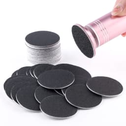 TP 43mm 60pcs/Box Foot Dead Skin Sandpaper For Electric Nail File Cuticle Callus Replaceable Sanding Paper Professional Pedicure