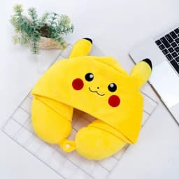 Women/Men U Shape Travel Pillow Cartoon Cute Hoodie Animals Neck Pillow Office Airplane New Neck Cushion For Sleep Outdoor