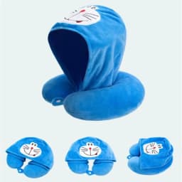 Women/Men U Shape Travel Pillow Cartoon Cute Hoodie Animals Neck Pillow Office Airplane New Neck Cushion For Sleep Outdoor