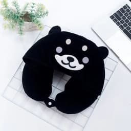 Women/Men U Shape Travel Pillow Cartoon Cute Hoodie Animals Neck Pillow Office Airplane New Neck Cushion For Sleep Outdoor