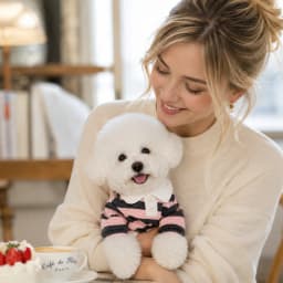 Striped Pet Dog Clothes POLO Shirt Preppy Lapel Puppy T-Shirt Soft Apparel for Small Dogs Yorkie Bichon Poodle Pomeranian Cat