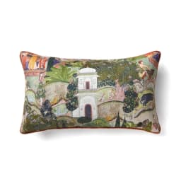 Medicci Home Toscana Garden Decorative Cushion Cover Luxurious Charm Of Italian Salon Retro Lumbar Pillow Case For Living Room