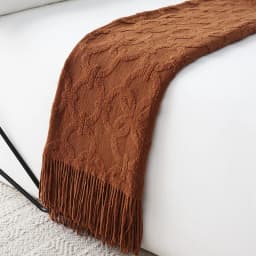 Bed Runner Cozy Comfort Blanket Knitted Bedspread Soft Sofa Chair Throw 130x240 Warm Home Decorations