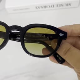 44/46/49size Black Acetate Sunglasses Man Johnny Depp Lemtosh Polarized Glasses Woman Luxury Brand Vintage Fashion Eyeglasses