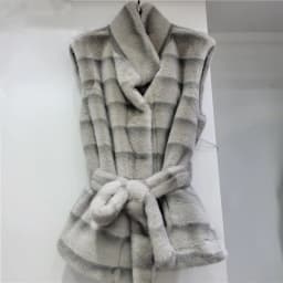 DEAT 2026 Autumn Winter New Warm Faux Mink Fashion Versatile Vest For Women Thickened Fur Sleeveless Coat Female 11A06784