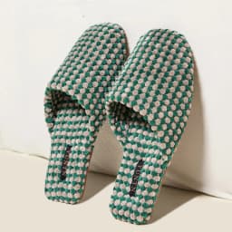 Comfort Warm Satin Couple Cotton Shoes Concise Casual Home Slippers Fashion Checkered Non-slip Designer Shoes Pantuflas De Mujer