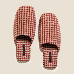 Comfort Warm Satin Couple Cotton Shoes Concise Casual Home Slippers Fashion Checkered Non-slip Designer Shoes Pantuflas De Mujer