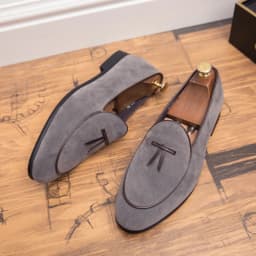 Men's Suede Tassel Loafers Size：38-44 Soft Soled Comfortable Loafers Simple Daily OfficeVersatile Casual Formal Slip on Shoes