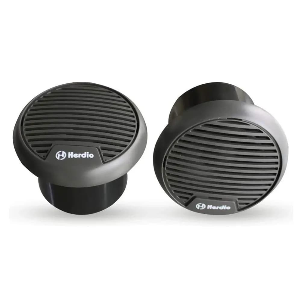 Herdio 3'' 2PCS Waterproof Marine Speakers Full Range Audio Motorcycle Speaker Stereo System With MAX Power 140W For Boat UTV