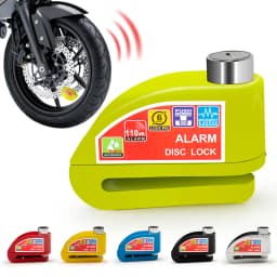 Scooter Motorcycle Bicycle Alarm Lock Wheel Disc Brake Waterproof Anti-Theft Aluminum Alloy Safety Brake Lock Moto Aaccessories
