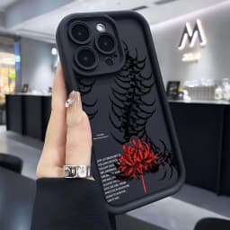 Anime Red Spider Lily T-Tokyo GhoulS Phone Case for iPhone 18 17e 17 16e 16 15 14 13 12 11 Air Pro Max Mini Plus Soft Back Cover
