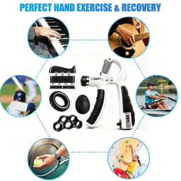 5KG-210KG Adjustable Heavy Hand Gripper Fitness Hand Exerciser Grip Wrist Training Finger Gripper Hand Strengthener Man or Women