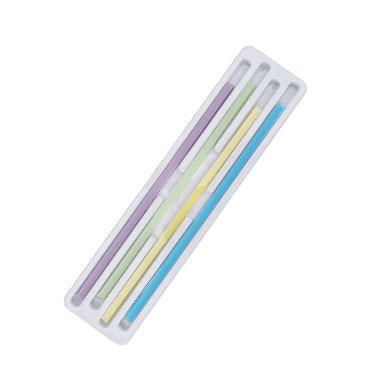 60PCS Dental Sandpaper Lightweight Portable Plastic Material 4 Colors Dental Sanding Strips for Tooth Polishing for Household