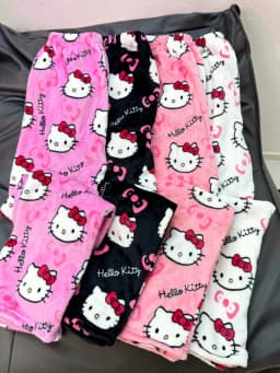 2025 New Hello Kitty Pajamas Pants Anime Women's Pajama Pants Cartoon Couple Home Sleepwear Trousers Leisure Home Clothing