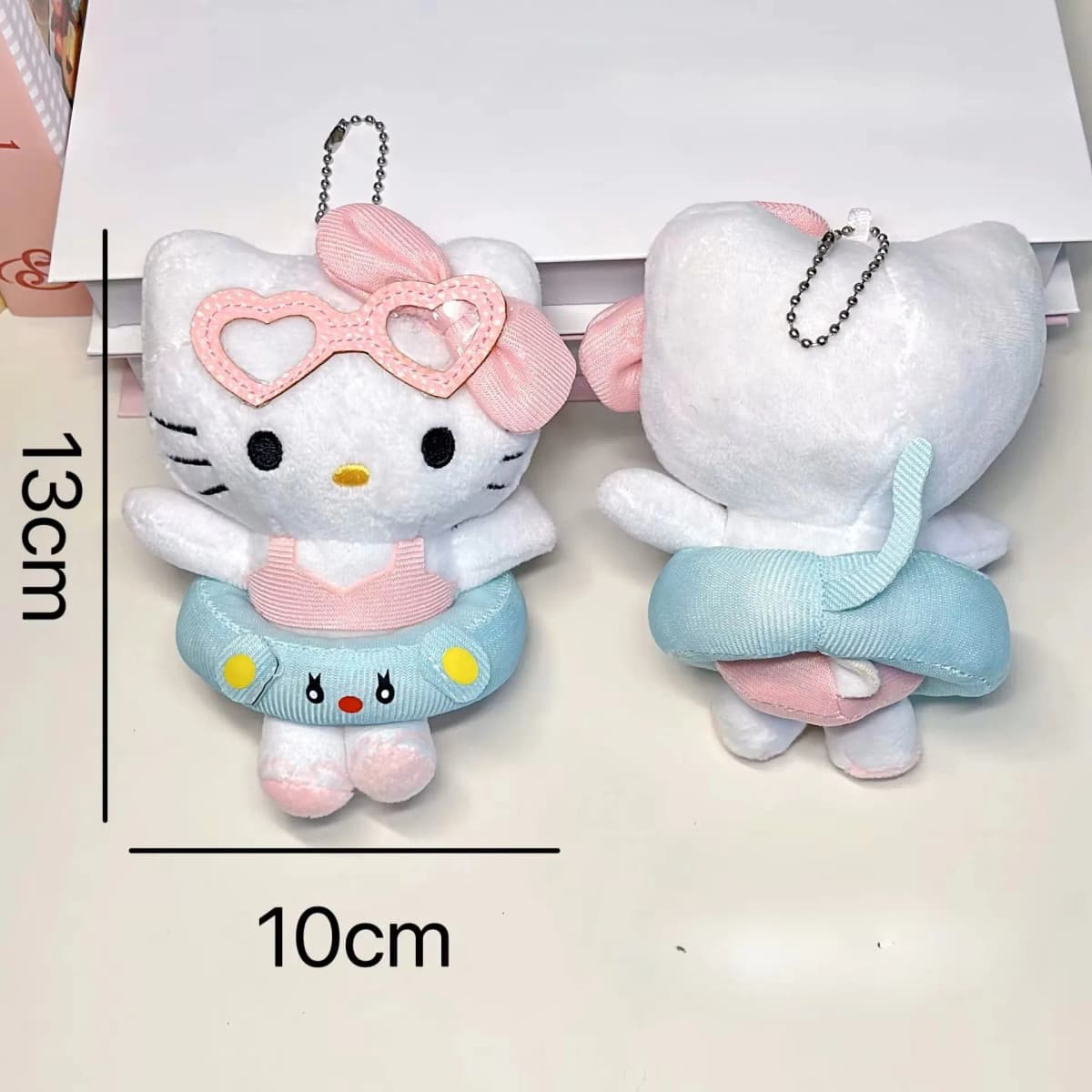 *New Cartoon Keychain Plush Stuffed Soft Doll Keychain Cartoon Plushies Bag Pendant Accessories Girls Gift Toys