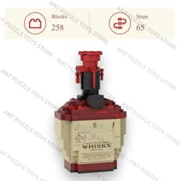 2026 Building Blocks Toys,Whiskey Bottle,Assemble Construction Toys,Puzzle Toys,Home Decor,Holiday Gifts 14+y,10 Styles in Stock