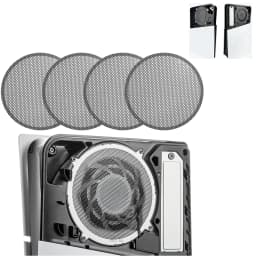 4PCS For PS5 Slim Heatsink Fan Dust Filter Breathable Ventilation Dustproof with Cooling Vents for PS5 Slim Game Accessories