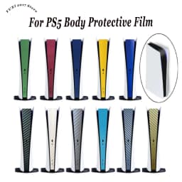 Protective Film For PS5 Disk Edition Carbon Fiber Skin Sticker Decal Cover For PS5 Console Center Skin Sticker