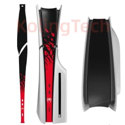 P5 Slim Console Middle Skin Center Part Protection Strip Film Middle Sticker Durable Scratch Resistant for PS5 Slim Accessories