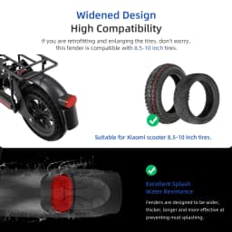 ULIP Rear Suspension Fender for Xiaomi Ninebot Series Rear Shock Absorber Fender Rear Suspension Mudguard Accessories Replace