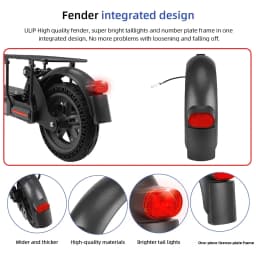 ULIP Rear Suspension Fender for Xiaomi Ninebot Series Rear Shock Absorber Fender Rear Suspension Mudguard Accessories Replace