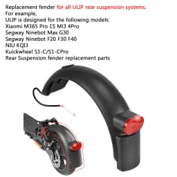 ULIP Rear Suspension Fender for Xiaomi Ninebot Series Rear Shock Absorber Fender Rear Suspension Mudguard Accessories Replace