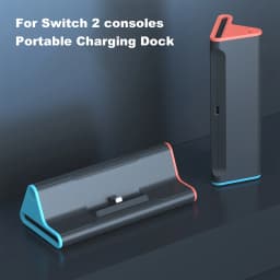 Gaming Console Charging Stand with Type C Port Console Fast Charging Dock for Nintendo for Switch 2 Game Accessories