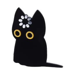 Black Cat Void Spinning Loading Enamel Pins Cartoon Cute Cat Animal Brooches Backpack Lapel Badge Funny Jewelry Gift for Friends