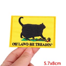 Animal Frog Duck Cat Embroidered Patches For Clothing Thermoadhesive Patches DIY Iron On Patches On Clothes Sticker Jacket Badge