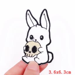 Animal Frog Duck Cat Embroidered Patches For Clothing Thermoadhesive Patches DIY Iron On Patches On Clothes Sticker Jacket Badge
