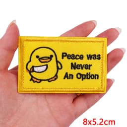 Animal Frog Duck Cat Embroidered Patches For Clothing Thermoadhesive Patches DIY Iron On Patches On Clothes Sticker Jacket Badge