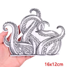 Animal Frog Duck Cat Embroidered Patches For Clothing Thermoadhesive Patches DIY Iron On Patches On Clothes Sticker Jacket Badge