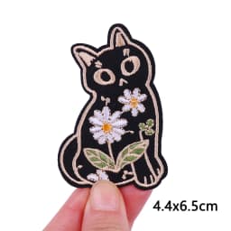 Animal Frog Duck Cat Embroidered Patches For Clothing Thermoadhesive Patches DIY Iron On Patches On Clothes Sticker Jacket Badge