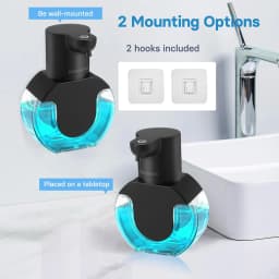 420ML Light Display 4-Gears Adjustable Control Infrared Induction Automatic Sensor Soap Dispenser Electric Hand Sanitizer Bottle