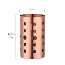 1/7pc Stainless Steel Kitchen Utensils Chopsticks Tube Soup Ladle Colander Set Gold Cooking Tool Set Egg Stirrer Kitchenware Set