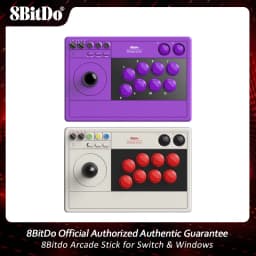 8BitDo Arcade Stick Tri-mode Bluetooth 2.4G USB-C Wired 8 Buttons Fighting Joystick Controller Macro Turbo Rechargeable Ultimate