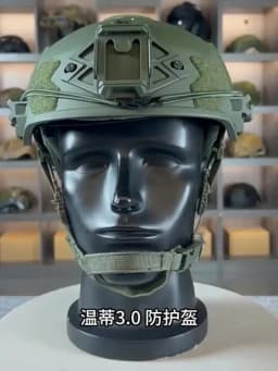 Wendy's Helmet 3.0 Thickened Tactical Airgun Safety Ballistic Helmet Adjustable Outdoor Hunting CS Sports Bike Equipment