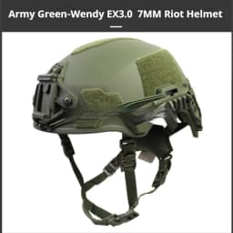 Wendy's Helmet 3.0 Thickened Tactical Airgun Safety Ballistic Helmet Adjustable Outdoor Hunting CS Sports Bike Equipment