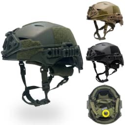 Wendy's Helmet 3.0 Thickened Tactical Airgun Safety Ballistic Helmet Adjustable Outdoor Hunting CS Sports Bike Equipment